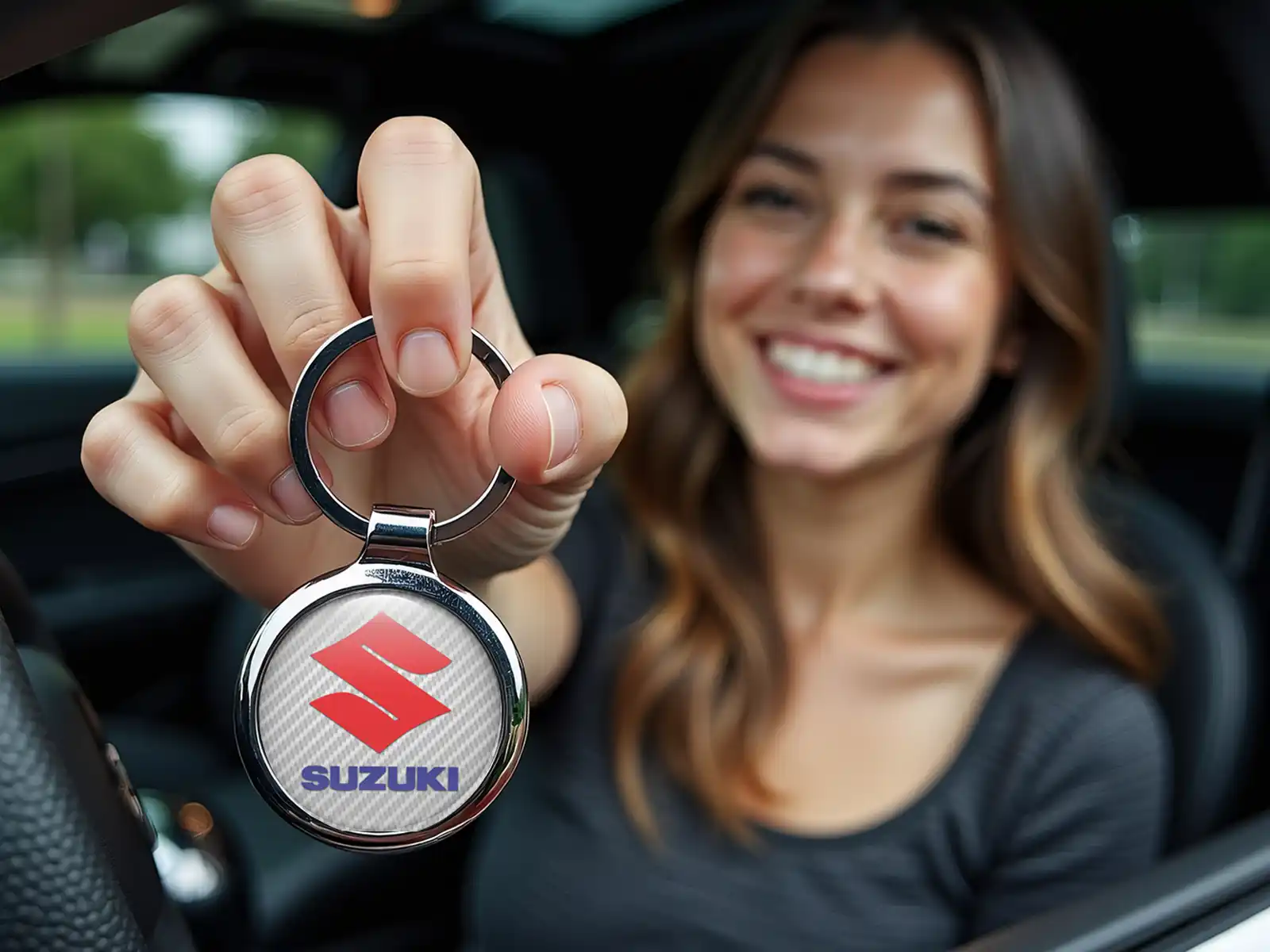 Suzuki Llaveros Personalizados Aleación Logo